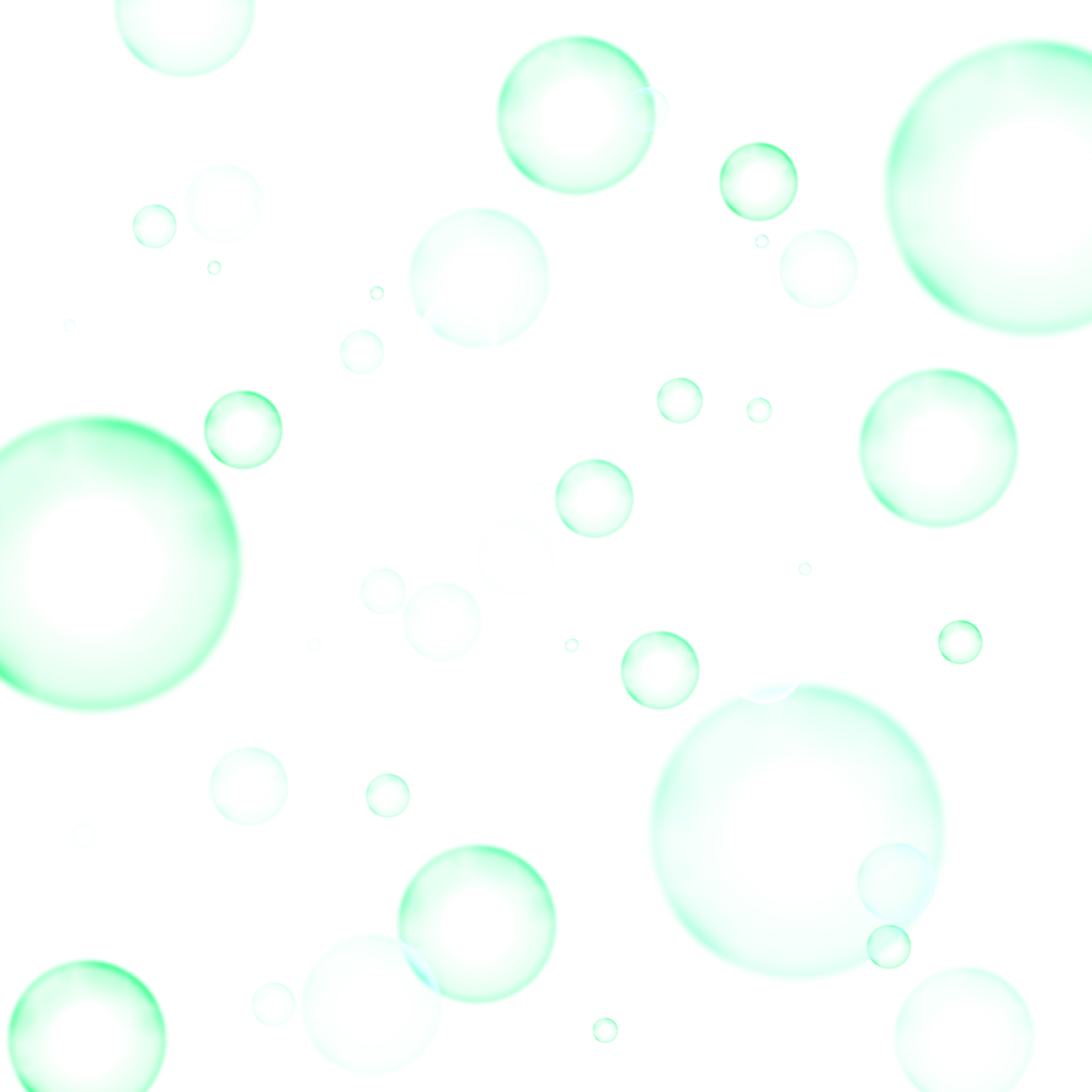 Green Bubbles Pattern